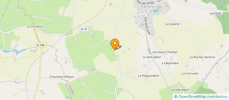 localisation de l'entreprise TRAVAUX BATIMENTS SOLS INDUSTRIELS  LANDEAN