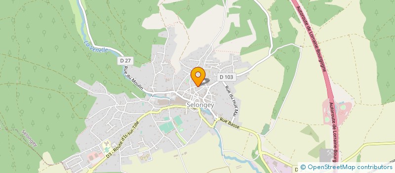 localisation de l'entreprise TRAVAUX CBE  SELONGEY