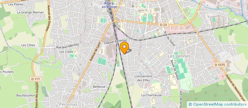 localisation de l'entreprise TRAVAUX CONFORTS  PERONNAS