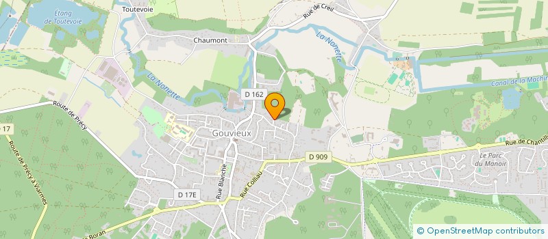 localisation de l'entreprise TRAVAUX CONSEILS ET SOLUTIONS  GOUVIEUX