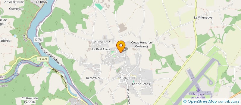 localisation de l'entreprise TRAVAUX CONSTRUCTION à MORLAIX