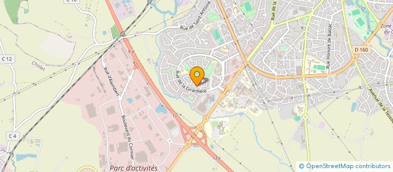 localisation de l'entreprise TRAVAUX CONSTRUCTION MACONNERIE à CHOLET