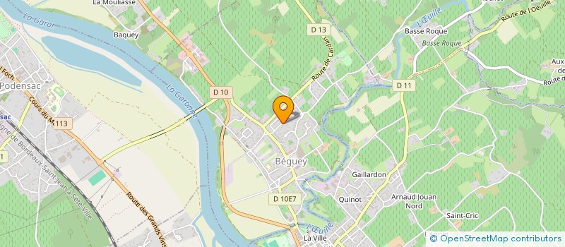 localisation de l'entreprise TRAVAUX CONSTRUCTION RENOVATION TCR  BEGUEY