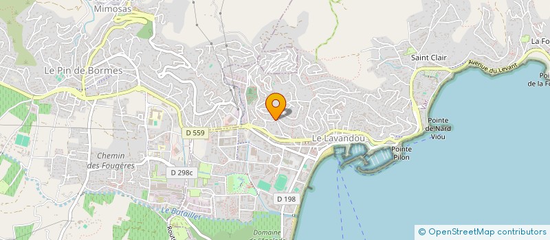 localisation de l'entreprise TRAVAUX CONSTRUCTIONS MEDITERRANEENS à LE LAVANDOU