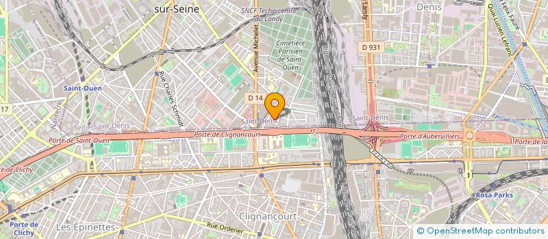localisation de l'entreprise TRAVAUX COORDINATION ENGENERING  SAINT-OUEN-SUR-SEINE