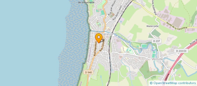 localisation de l'entreprise TRAVAUX COTE D'OPALE  WIMEREUX