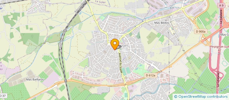 localisation de l'entreprise TRAVAUX-COURTAGE 66 à TOULOUGES