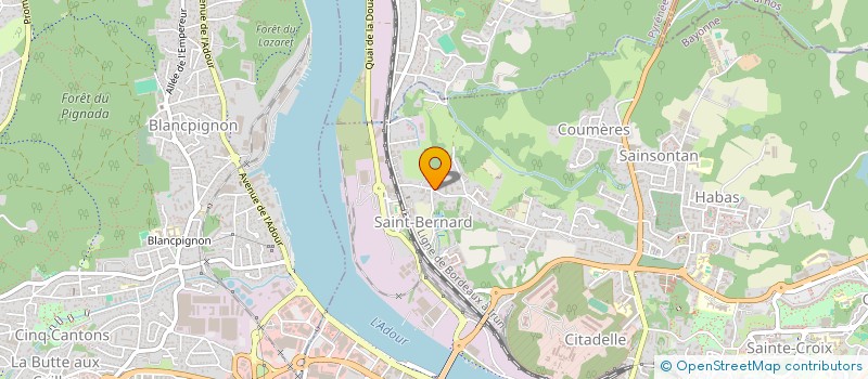 localisation de l'entreprise TRAVAUX D'AMENAGEMENT BOIS  BAYONNE