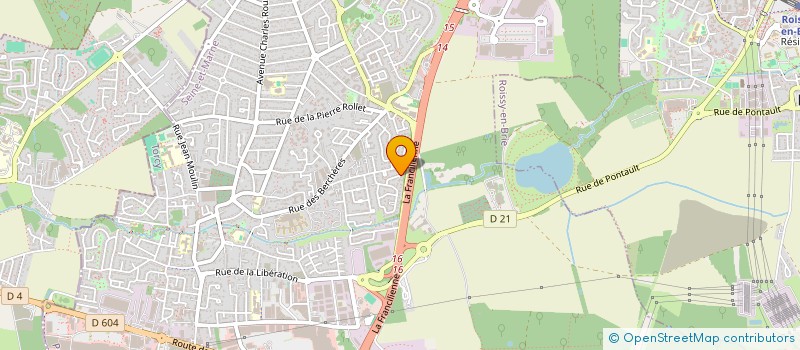 localisation de l'entreprise TRAVAUX D'AMENAGEMENT DANS LE BATIMENT à PONTAULT-COMBAULT