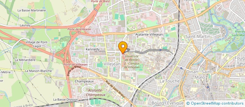localisation de l'entreprise TRAVAUX D INVESTIGATION ET DE RECHERCHE à RENNES