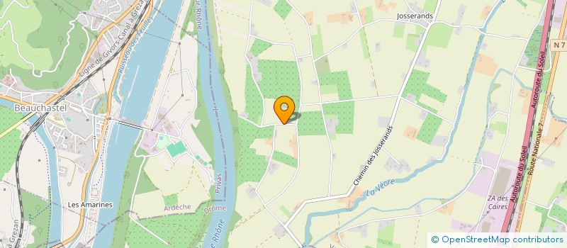 localisation de l'entreprise TRAVAUX DANS L'HABITAT CHASTAN FOLIER  ETOILE-SUR-RHONE