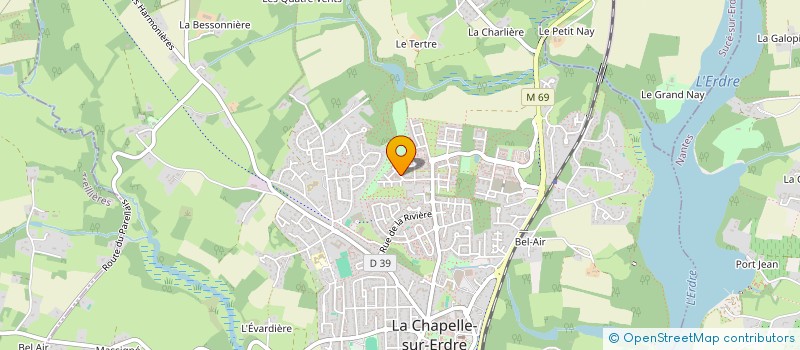 localisation de l'entreprise TRAVAUX DANS LE RETRO  LA CHAPELLE-SUR-ERDRE