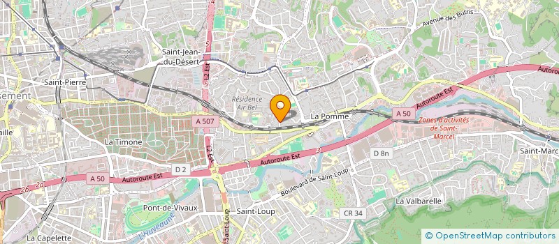 localisation de l'entreprise TRAVAUX DE BORD à MARSEILLE