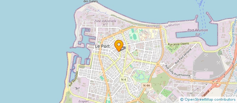 localisation de l'entreprise TRAVAUX DE BOURBON à LE PORT