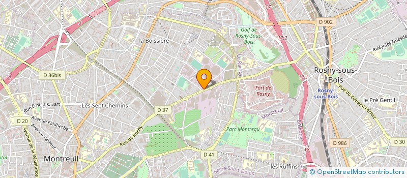 localisation de l'entreprise TRAVAUX DE CONSTRUCTION DU BATIMENT TCB à MONTREUIL