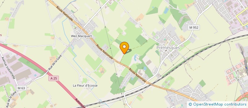 localisation de l'entreprise TRAVAUX DE LA VALLEE DE LA LYS à PERENCHIES