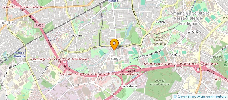 localisation de l'entreprise TRAVAUX DE MACONNERIE GENERALE AQUITAINE à PESSAC