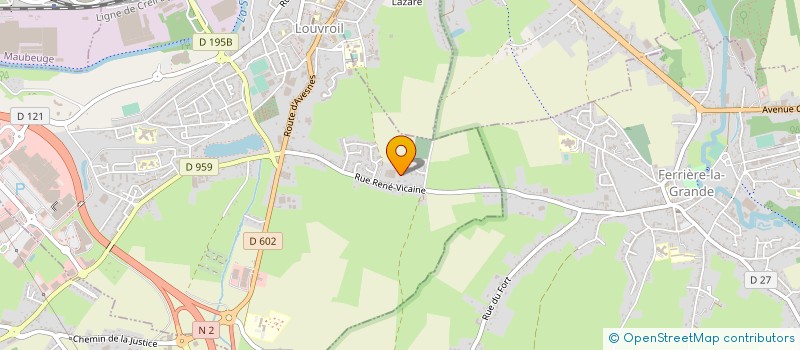 localisation de l'entreprise TRAVAUX DE METALLERIE ET DE MONTAGE  LOUVROIL