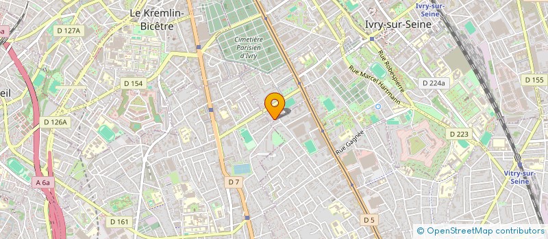 localisation de l'entreprise TRAVAUX DE RENOVATION BATIMENT 94  IVRY-SUR-SEINE