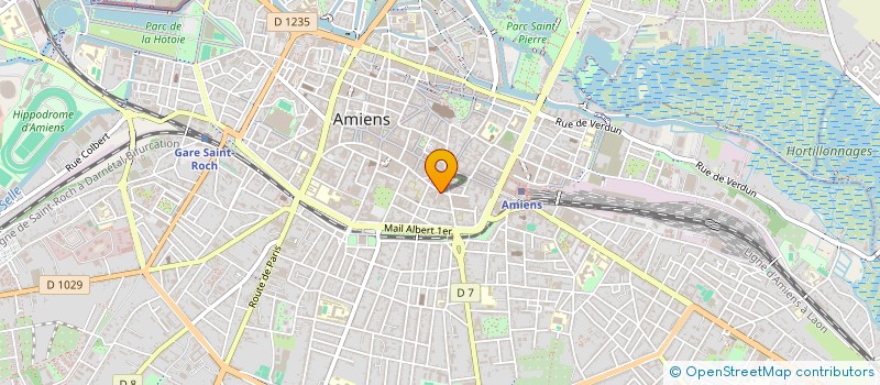 localisation de l'entreprise TRAVAUX DEPANNAGE RESEAU TELECOM  AMIENS