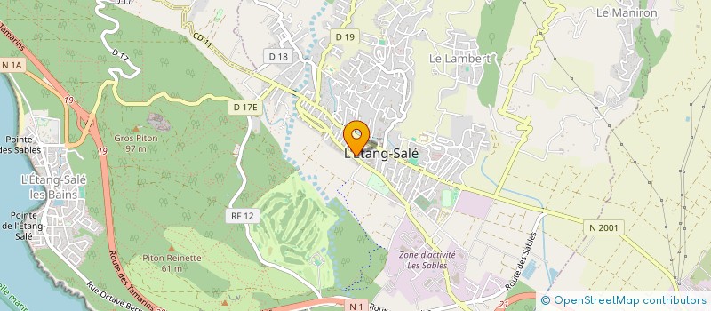 localisation de l'entreprise TRAVAUX DIVERS BATIMENT à L'ETANG-SALE