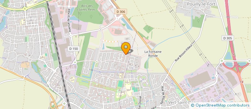 localisation de l'entreprise TRAVAUX DIVERS DE CONSTRUCTION  CESSON