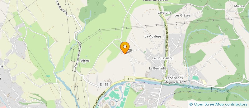 localisation de l'entreprise TRAVAUX DIVERS HABITATION à CASTRES