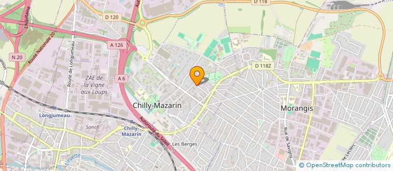 localisation de l'entreprise TRAVAUX DIVERS INFORMATIQUE ET SOCIAL  CHILLY-MAZARIN