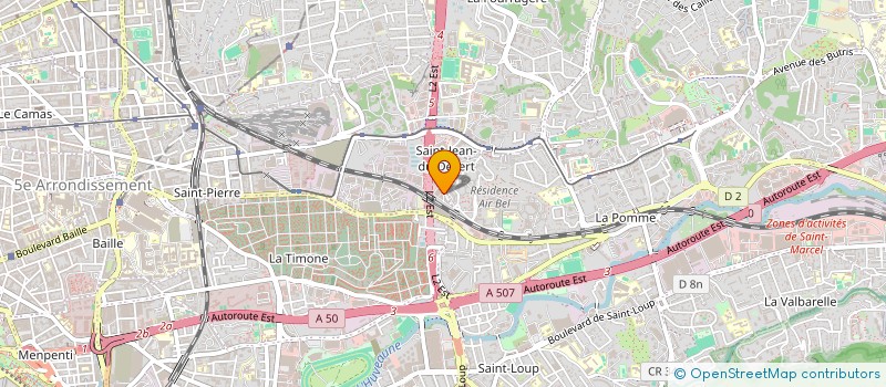 localisation de l'entreprise TRAVAUX DIVERS MACONNERIE  MARSEILLE