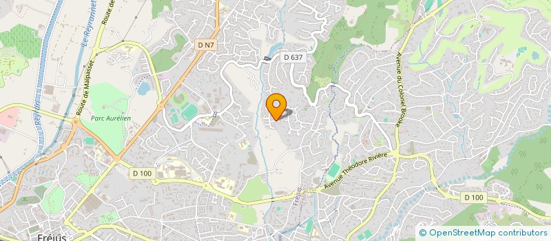 localisation de l'entreprise TRAVAUX DU BATIMENT à FREJUS