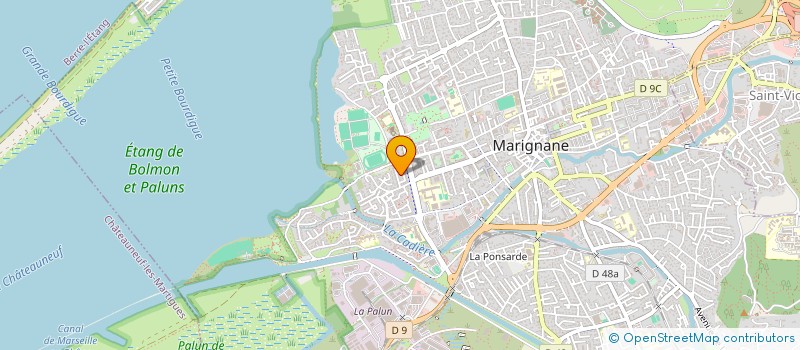 localisation de l'entreprise TRAVAUX DU SUD EST à MARIGNANE