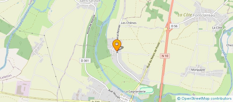 localisation de l'entreprise TRAVAUX DUPUIS à FONTENILLE