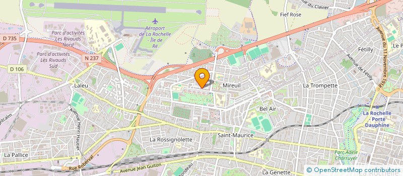 localisation de l'entreprise TRAVAUX EASY BAT  LA ROCHELLE