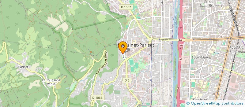 localisation de l'entreprise TRAVAUX ELECTRICITE AMENAGEMENT MULTISERVICE TEAM  SEYSSINET-PARISET