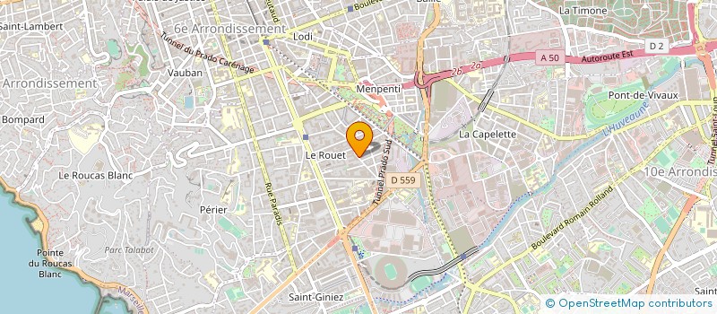 localisation de l'entreprise TRAVAUX ELECTRIQUES INDUSTRIE BATIMENT à MARSEILLE