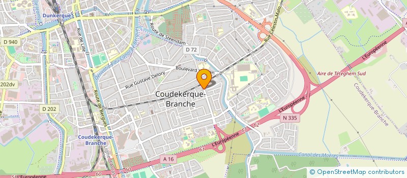 localisation de l'entreprise TRAVAUX ELECTRIQUES MAINTENANCE  COUDEKERQUE-BRANCHE