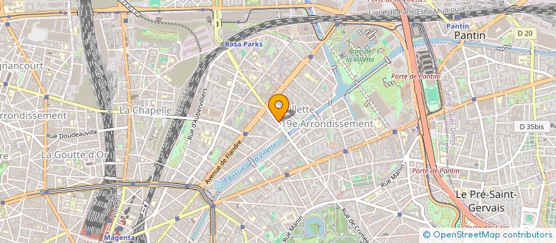 localisation de l'entreprise TRAVAUX ELECTRIQUES SARL à PARIS