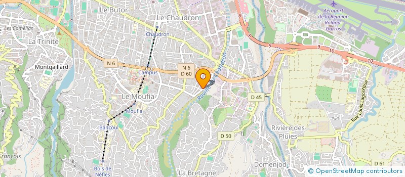 localisation de l'entreprise TRAVAUX EN COURS à SAINT-DENIS