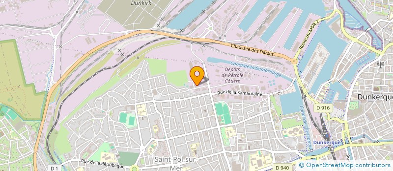 localisation de l'entreprise TRAVAUX EN DECORATION ET GROUPEMENT EN BATIMENT à DUNKERQUE