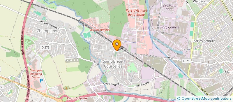 localisation de l'entreprise TRAVAUX ENERGIE SERVICES  SAINT-BRICE-COURCELLES