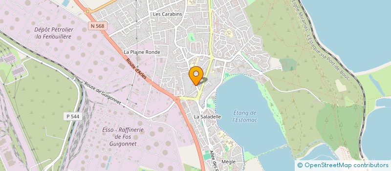 localisation de l'entreprise TRAVAUX ENTRETIEN MECANIQUE  FOS-SUR-MER