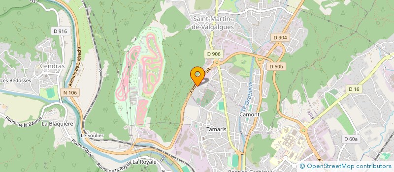 localisation de l'entreprise TRAVAUX ET CONSTRUCTIONS DU MIDI à SAINT-MARTIN-DE-VALGALGUES