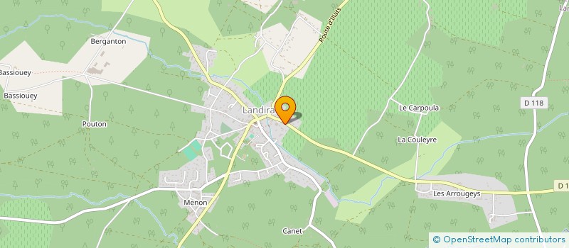 localisation de l'entreprise TRAVAUX ET ENTRETIEN DE BATIMENTS (SOCIETE D'ETUDE) à LANDIRAS