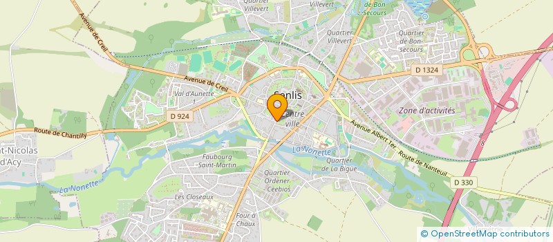 localisation de l'entreprise TRAVAUX ET MULTI-SERVICES à SENLIS