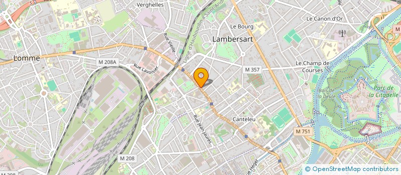 localisation de l'entreprise TRAVAUX ET PATRIMOINE à LAMBERSART