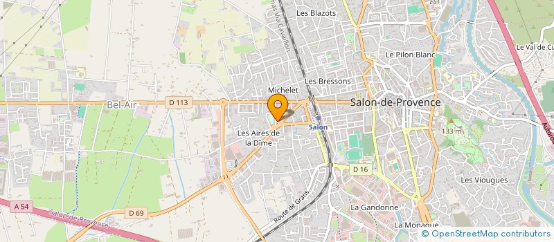 localisation de l'entreprise TRAVAUX ET RENOVATION 2 PROVENCE à SALON-DE-PROVENCE