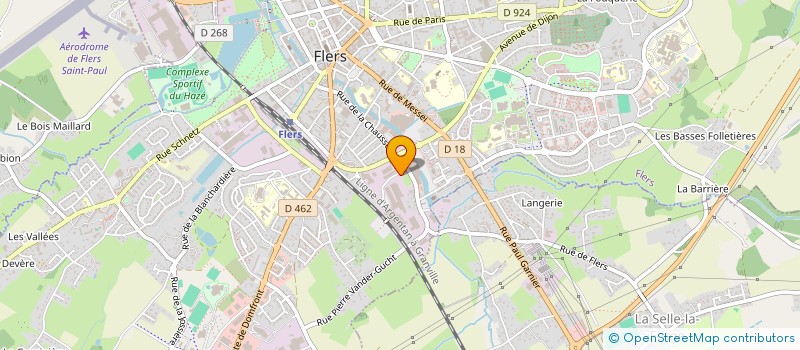 localisation de l'entreprise TRAVAUX ET SERVICES NORMANDS à FLERS