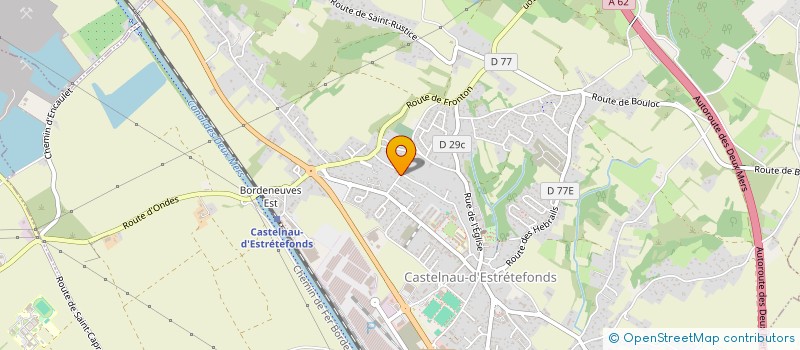 localisation de l'entreprise TRAVAUX ET TECHNIQUES DU BATIMENT à CASTELNAU-D'ESTRETEFONDS