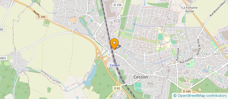 localisation de l'entreprise TRAVAUX FKJ  CESSON