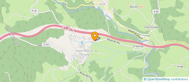 localisation de l'entreprise TRAVAUX FORAGES MINAGES à SAINT-JUST-EN-CHEVALET